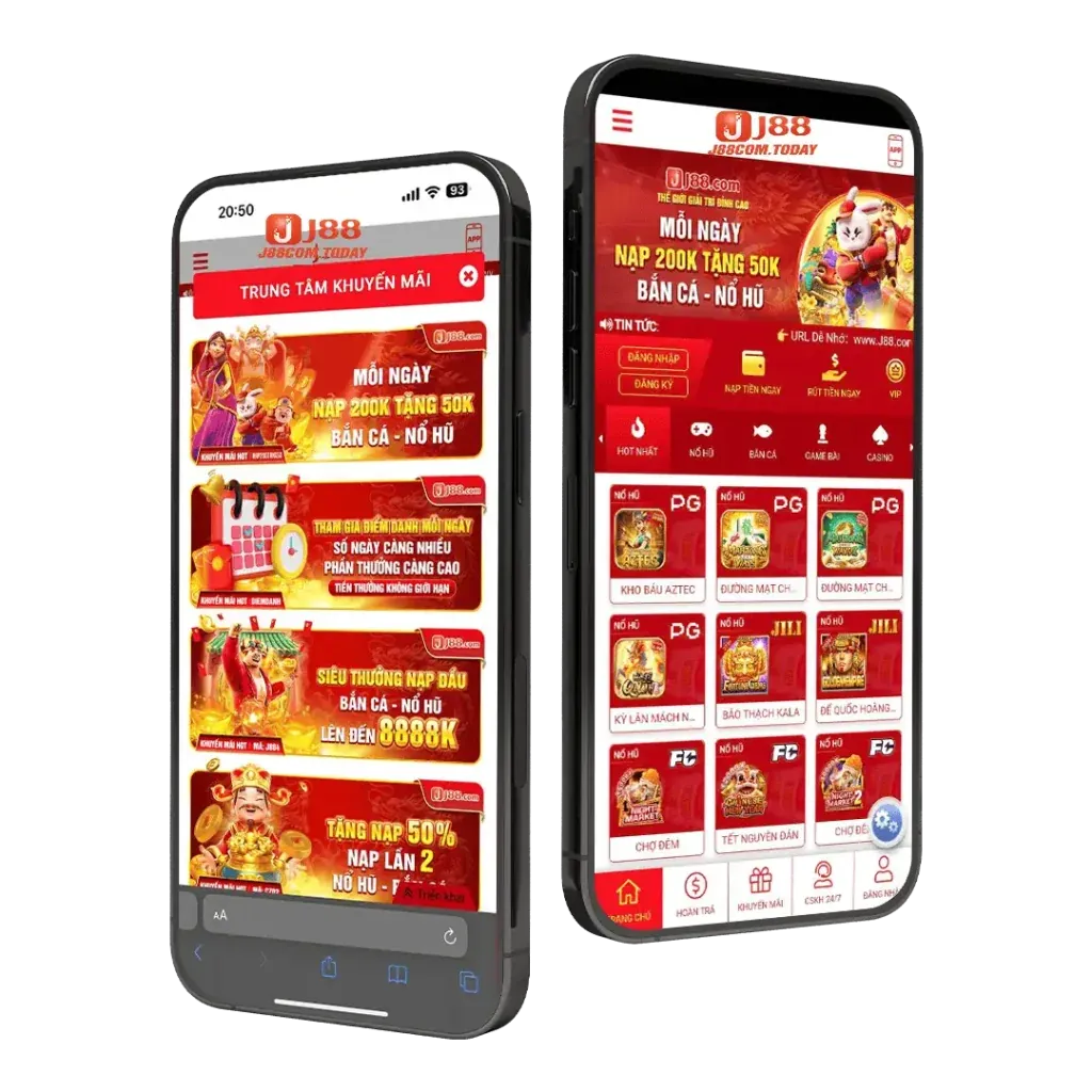 Biểu tượng các trò chơi đa dạng tại jj88 app